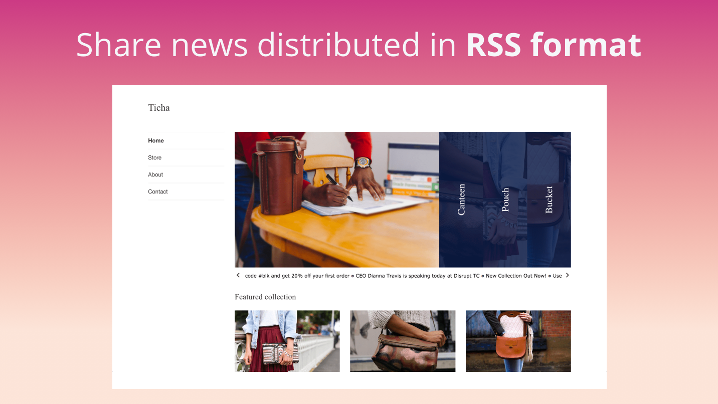 News RSS Feed - Display any RSS feed on your Weebly site