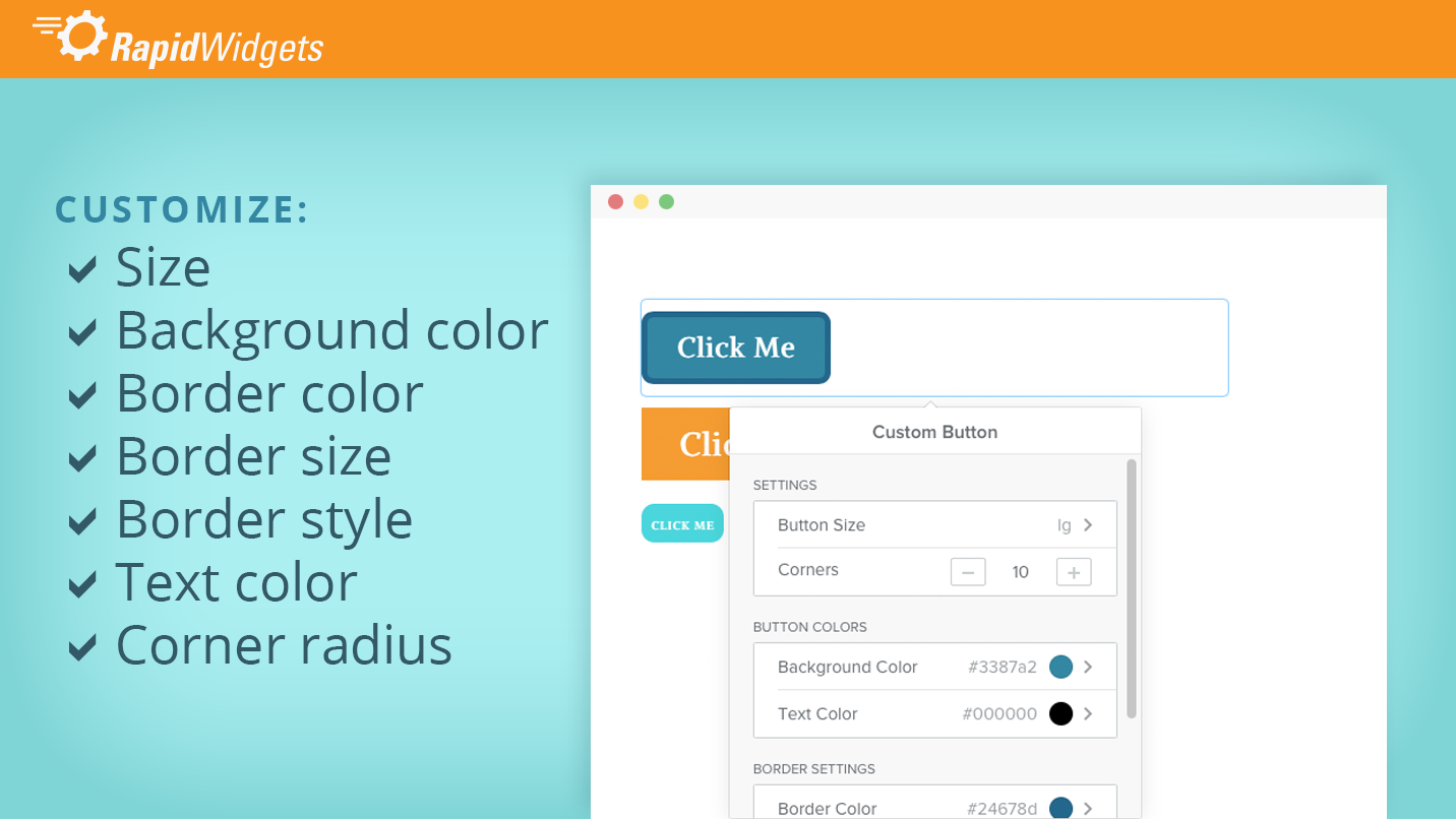 Add A Custom Button – Design Your Own Custom Buttons – QZEOF