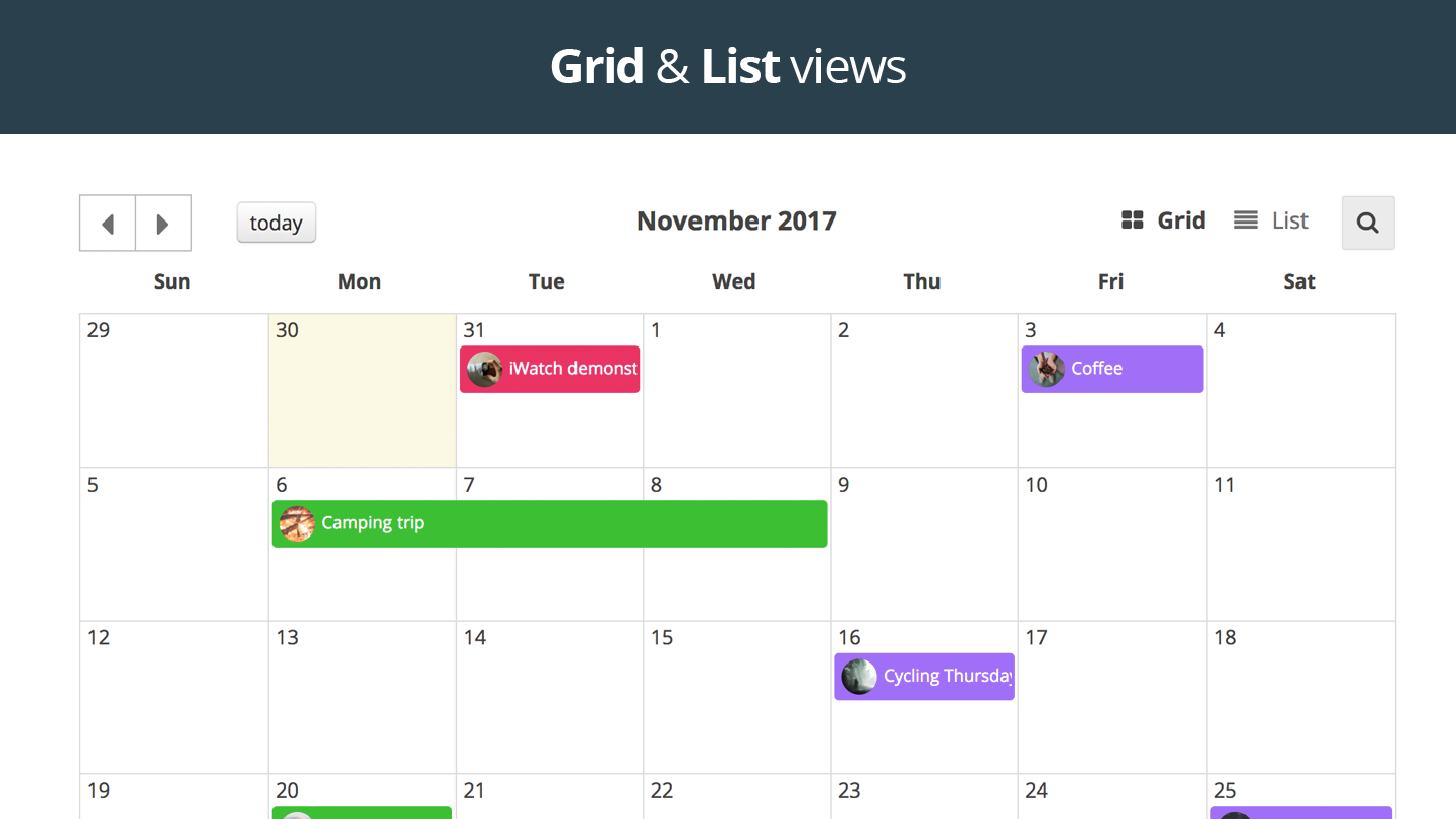Event Calendar App The best way to display events on Weebly