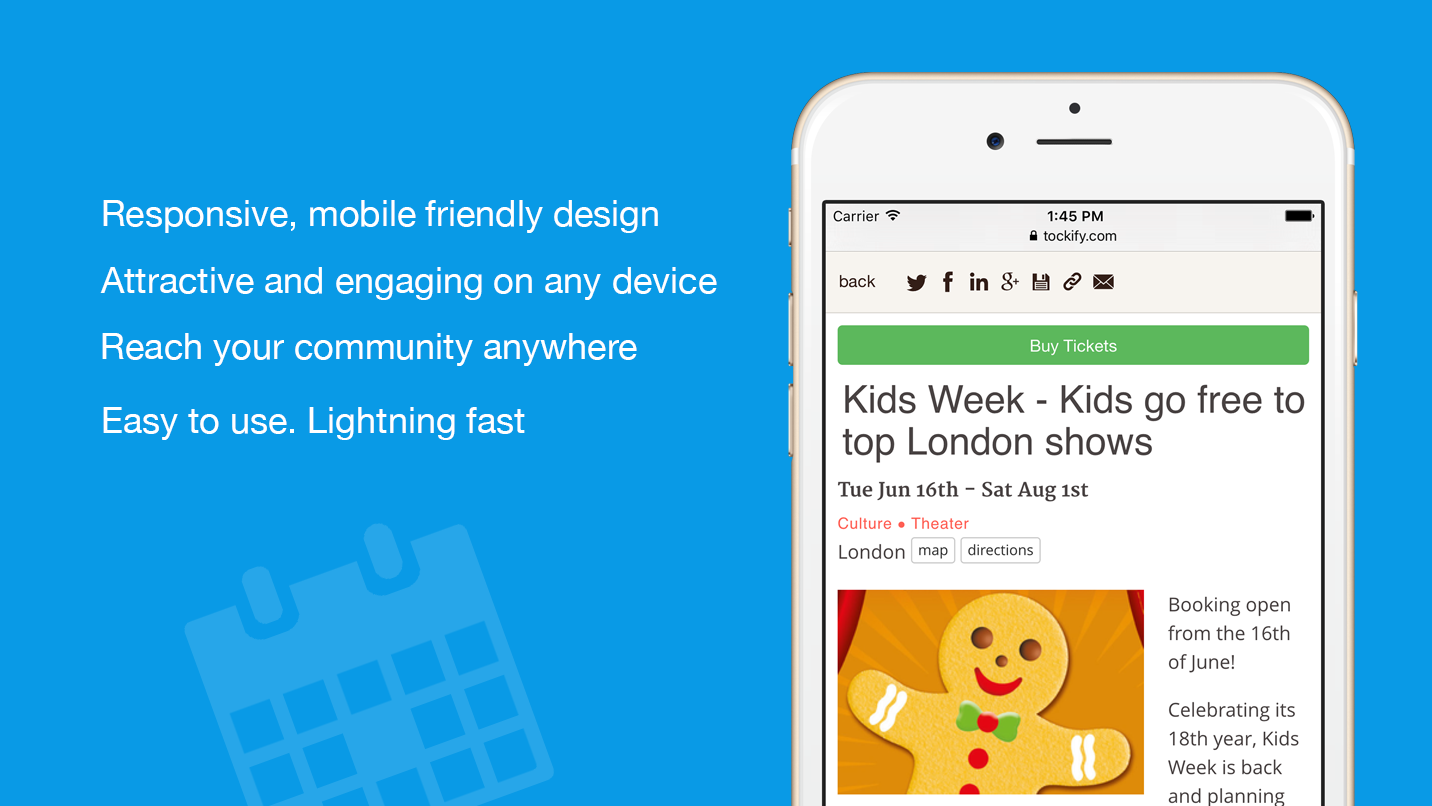Tockify Calendar A modern attractive website calendar