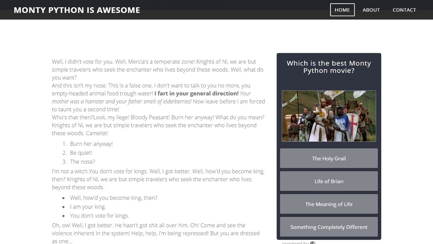 Quick Pollsget Feedback & Engage Site Visitors.
